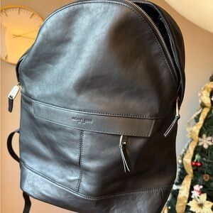 Michael Kors Charcoal Leather Men's Backpack